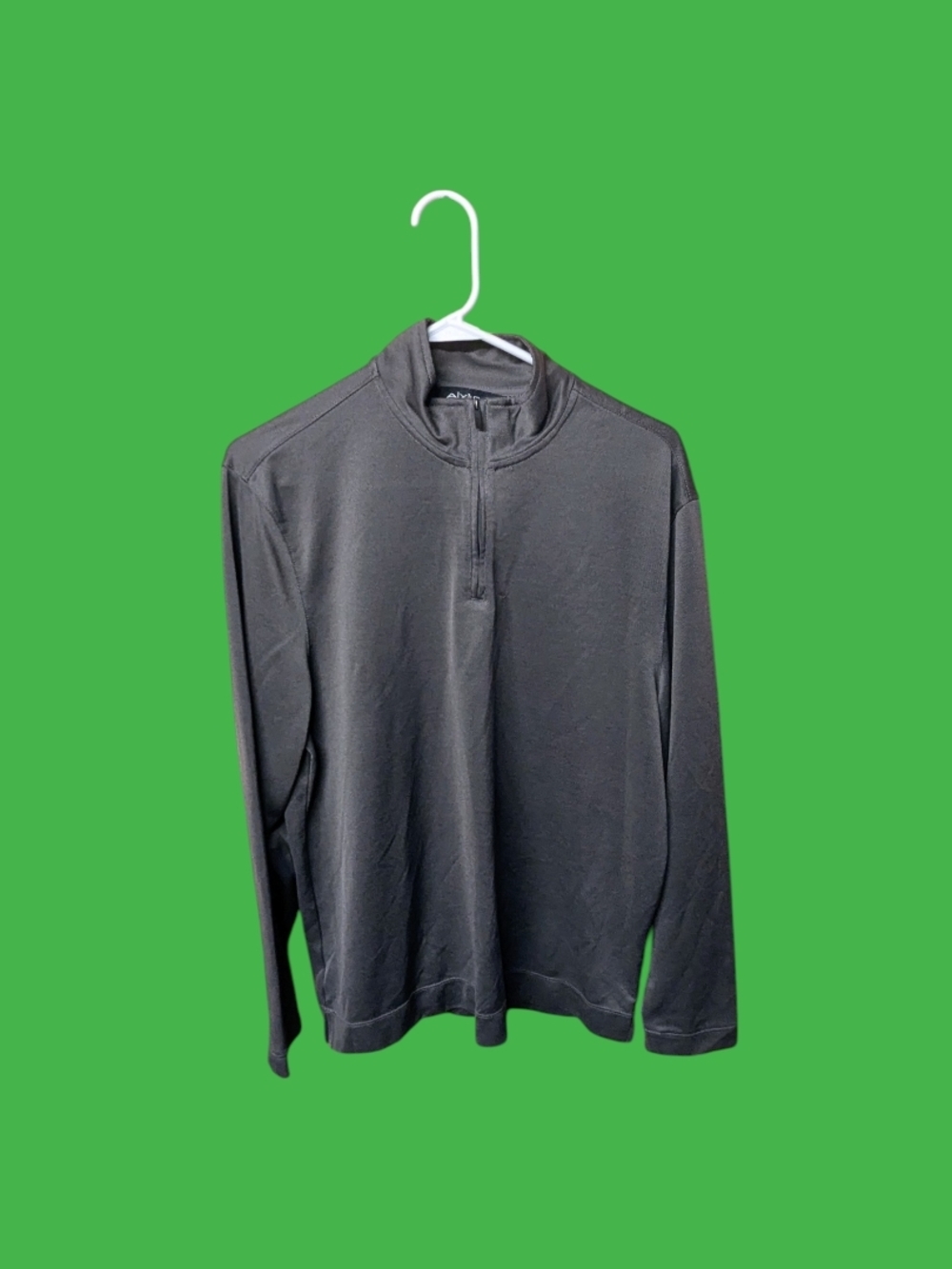 Men's Axist Black Quarter-Zip Pullover Light Weight Jacket